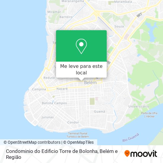 Condominio do Edificio Torre de Bolonha mapa