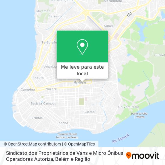 Sindicato dos Proprietários de Vans e Micro Ônibus Operadores Autoriza mapa