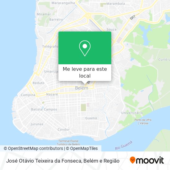 José Otávio Teixeira da Fonseca mapa