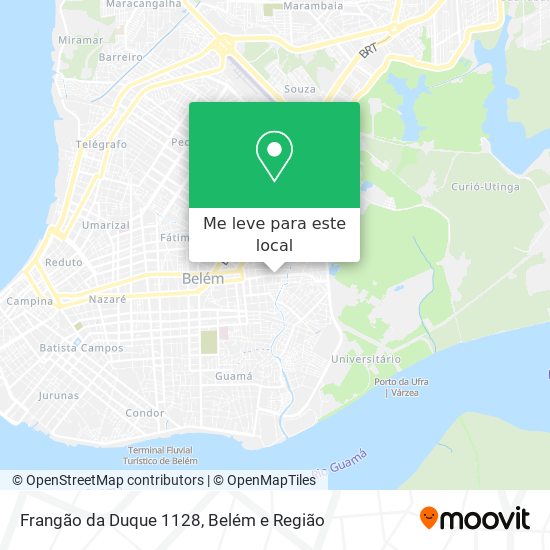 Frangão da Duque 1128 mapa