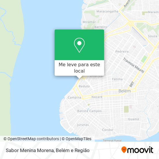 Sabor Menina Morena mapa