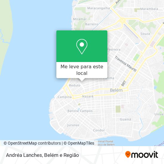 Andréa Lanches mapa