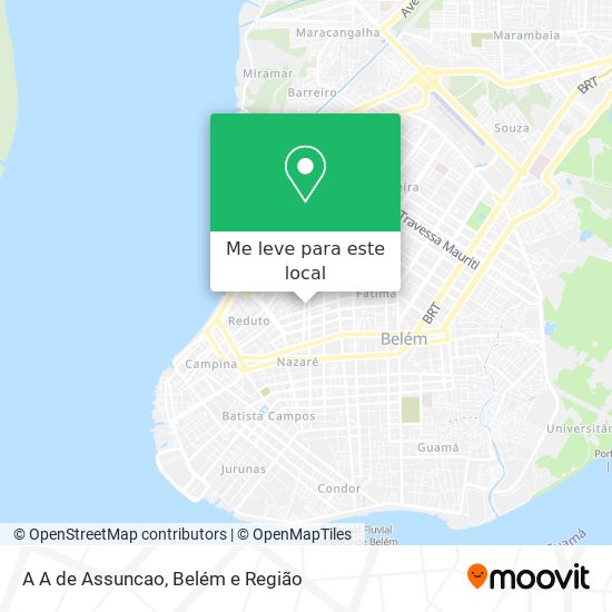 A A de Assuncao mapa