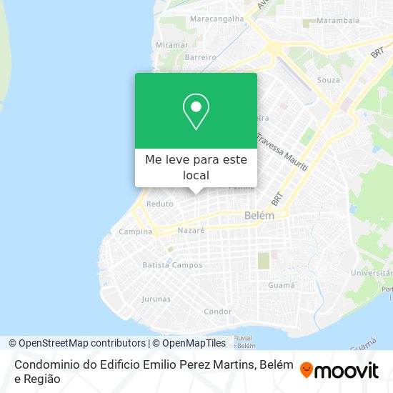 Condominio do Edificio Emilio Perez Martins mapa