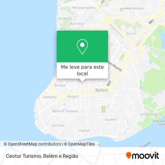 Ceotur Turismo mapa