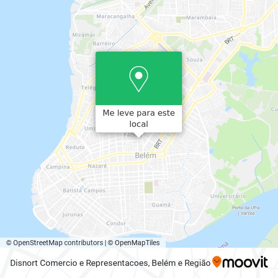 Disnort Comercio e Representacoes mapa