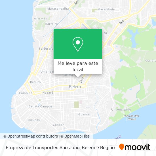 Empreza de Transportes Sao Joao mapa