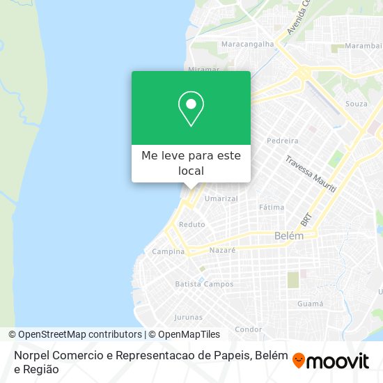 Norpel Comercio e Representacao de Papeis mapa