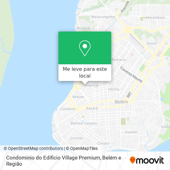 Condominio do Edificio Village Premium mapa