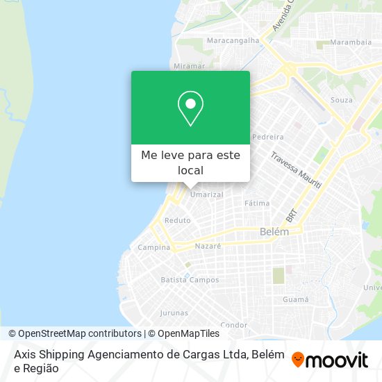 Axis Shipping Agenciamento de Cargas Ltda mapa