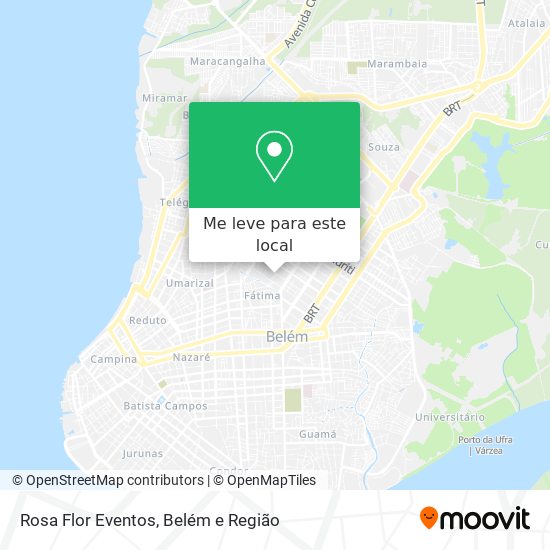 Rosa Flor Eventos mapa