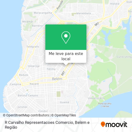 R Carvalho Representacoes Comercio mapa