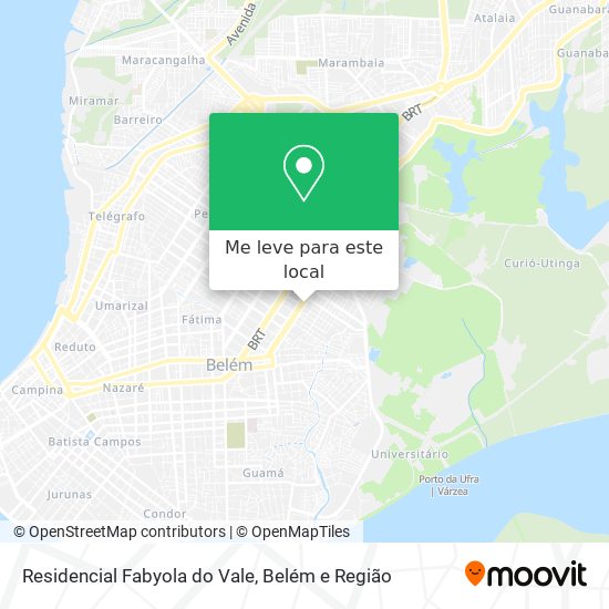Residencial Fabyola do Vale mapa