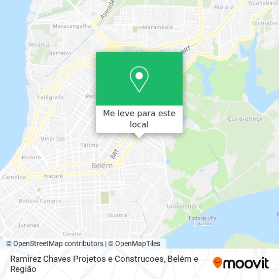 Ramirez Chaves Projetos e Construcoes mapa
