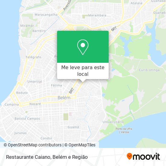 Restaurante Caiano mapa