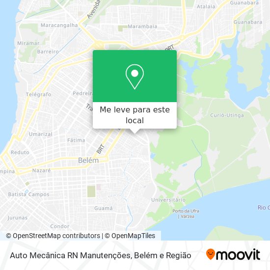 Auto Mecânica RN Manutenções mapa