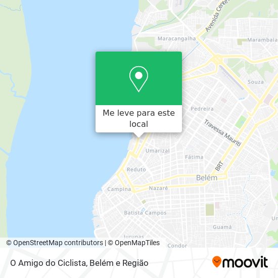 O Amigo do Ciclista mapa