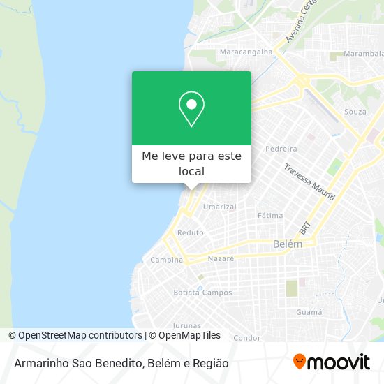 Armarinho Sao Benedito mapa