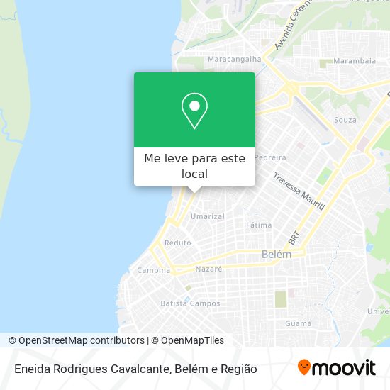 Eneida Rodrigues Cavalcante mapa