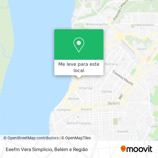 Eeefm Vera Simplicio mapa