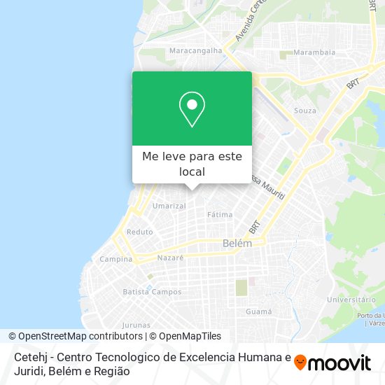 Cetehj - Centro Tecnologico de Excelencia Humana e Juridi mapa