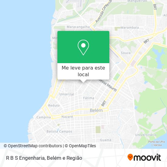 R B S Engenharia mapa