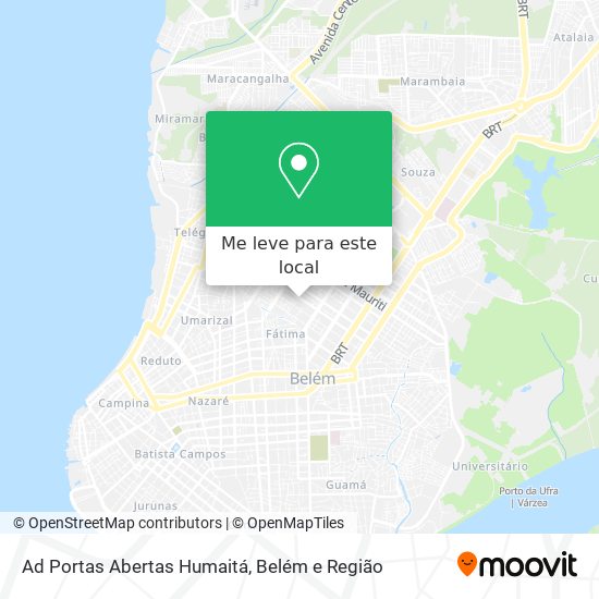 Ad Portas Abertas Humaitá mapa