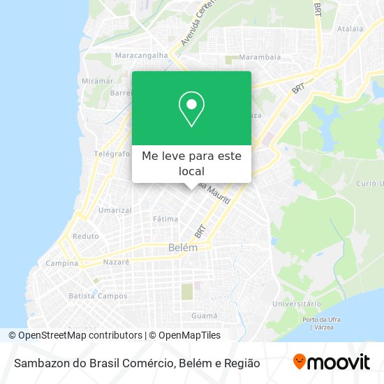 Sambazon do Brasil Comércio mapa