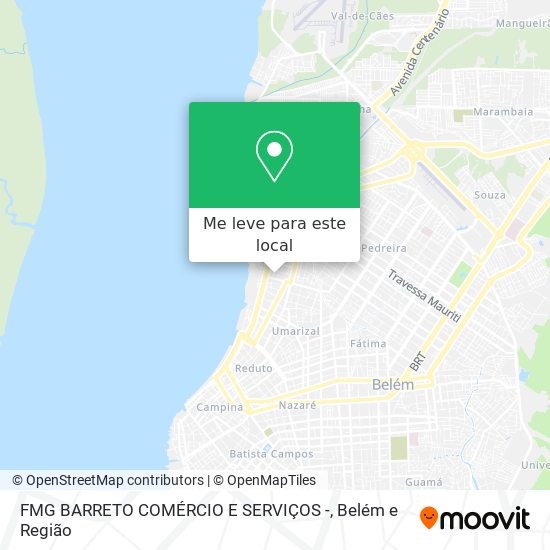 FMG BARRETO COMÉRCIO E SERVIÇOS - mapa