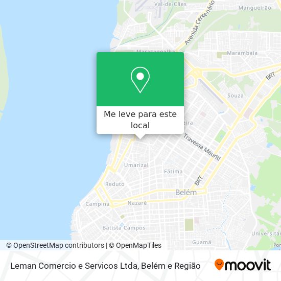 Leman Comercio e Servicos Ltda mapa