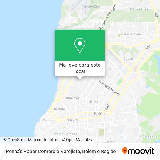 Penna's Paper Comercio Varejista mapa