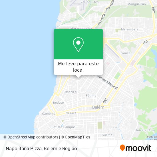 Napolitana Pizza mapa