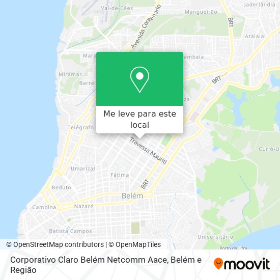 Corporativo Claro Belém Netcomm Aace mapa