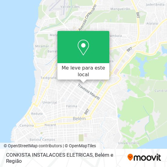 CONKISTA INSTALACOES ELETRICAS mapa