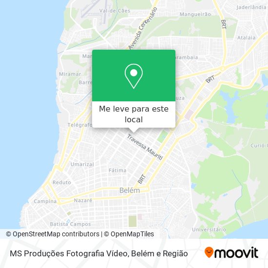 MS Produções Fotografia Vídeo mapa
