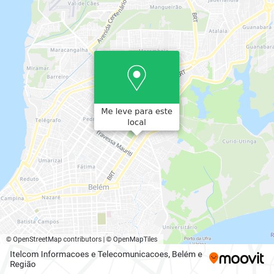 Itelcom Informacoes e Telecomunicacoes mapa