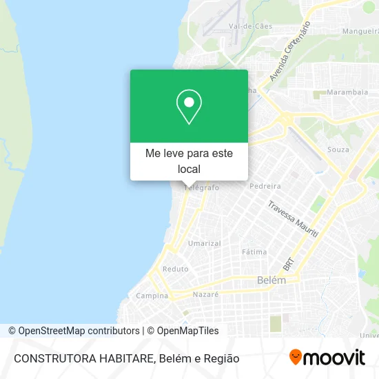 CONSTRUTORA HABITARE mapa