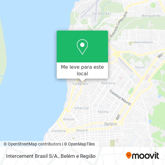Intercement Brasil S/A. mapa
