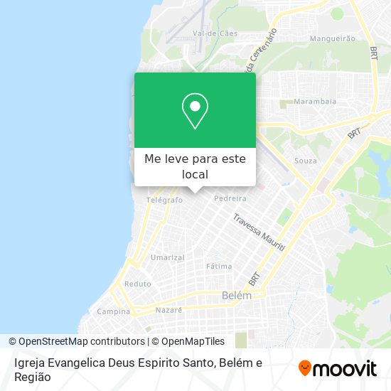 Igreja Evangelica Deus Espirito Santo mapa