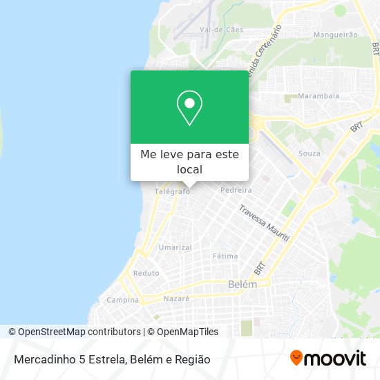 Mercadinho 5 Estrela mapa