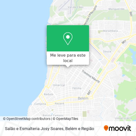 Salão e Esmalteria Josy Soares mapa