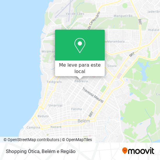 Shopping Ótica mapa