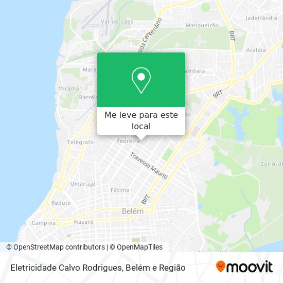 Eletricidade Calvo Rodrigues mapa