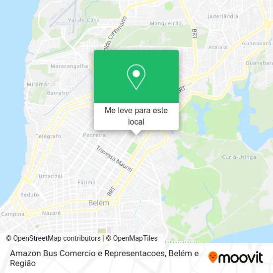 Amazon Bus Comercio e Representacoes mapa