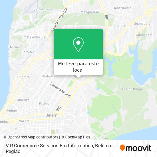 V R Comercio e Servicos Em Informatica mapa