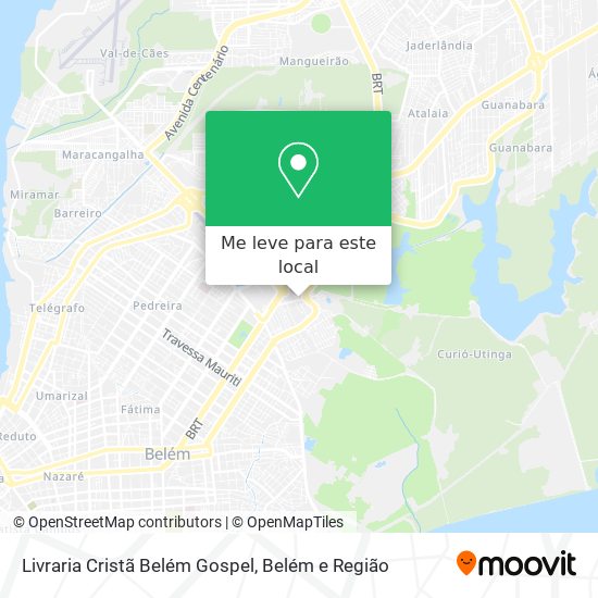 Livraria Cristã Belém Gospel mapa