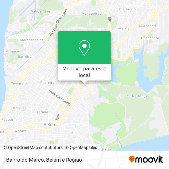 Bairro do Marco mapa