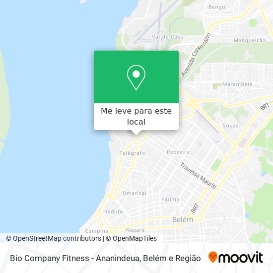 Bio Company Fitness - Ananindeua mapa
