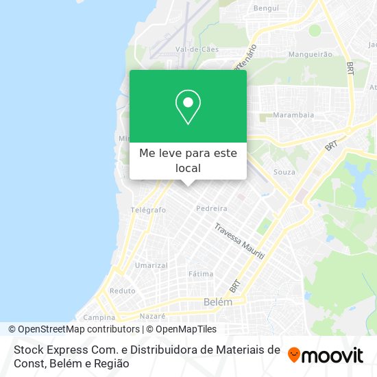 Stock Express Com. e Distribuidora de Materiais de Const mapa