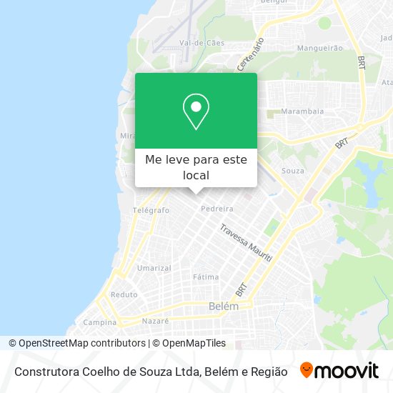 Construtora Coelho de Souza Ltda mapa